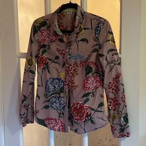 Floral/bird print Boden shirt